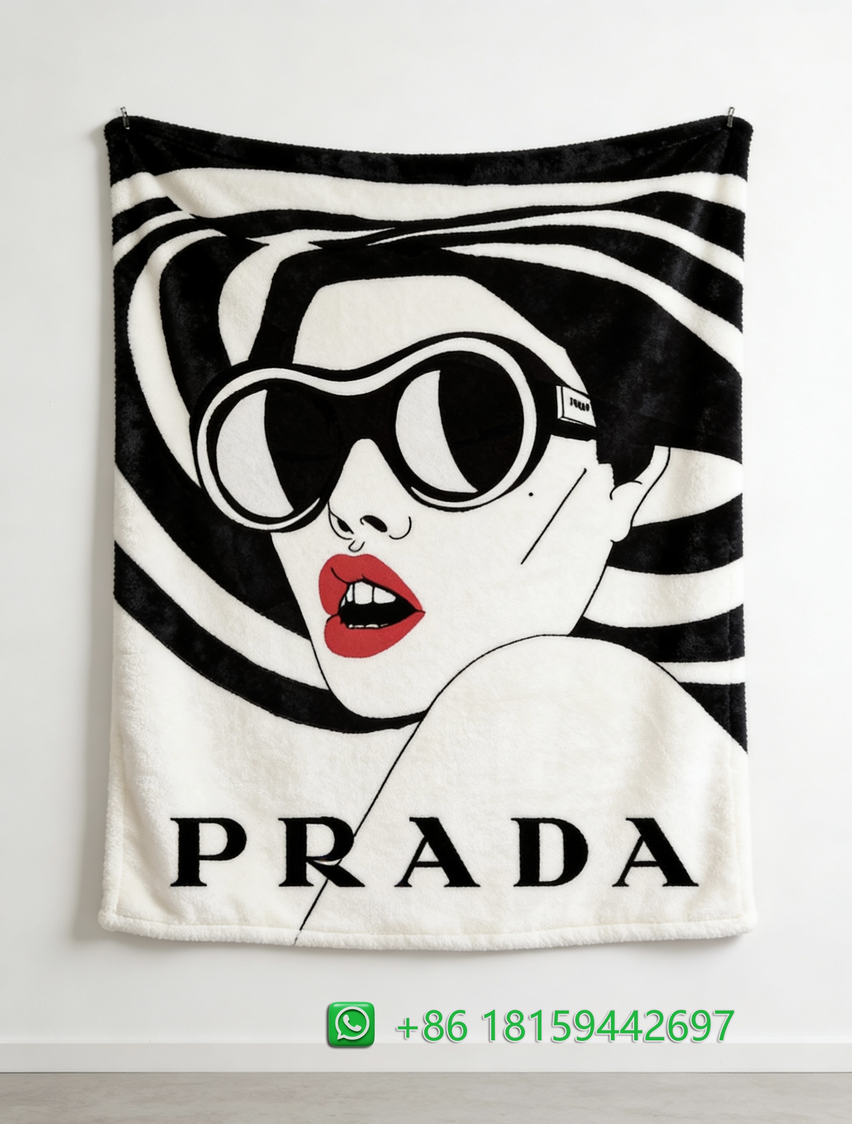 Prada Throw Blankets